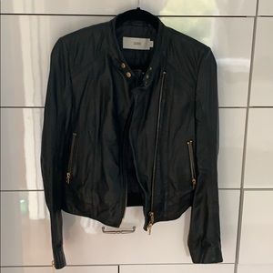 CLOSED Moto Leather Jacket XS